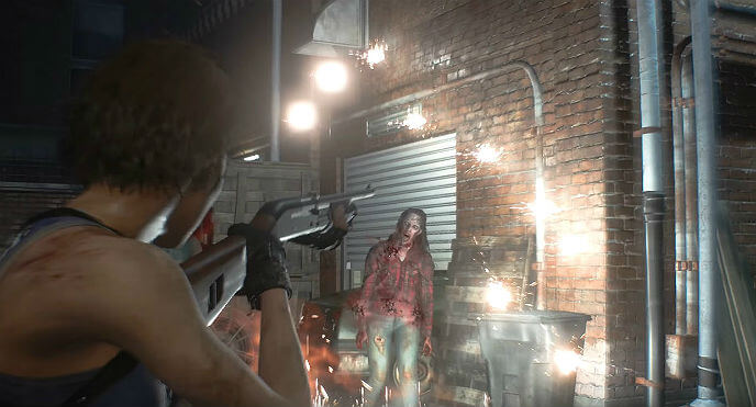 Resident Evil 3 геймплей скриншот