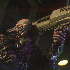 Resident Evil 3 скриншот Немезиса