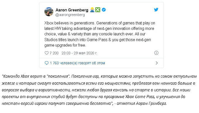 Microsoft про поколение консолей Xbox Series X и PS5