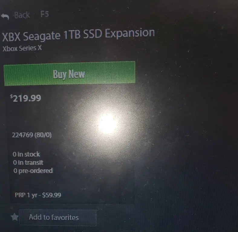 Цена карт памяти Xbox Series X