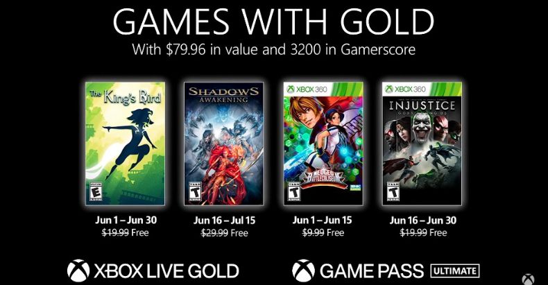 Названы бесплатные игры Xbox Live Gold на июнь