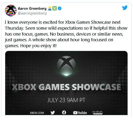 Информация о новой трансляции Xbox Series X