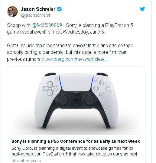 Шрейер: Sony скоро анонсирует новые игры для PS5